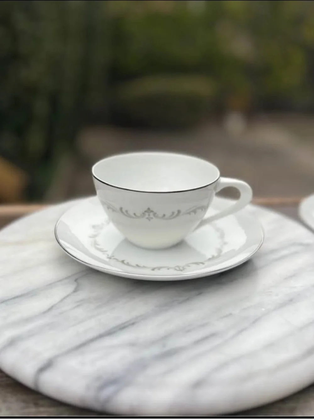 Vintage Fine China Sango Arabesque Cup & Saucer